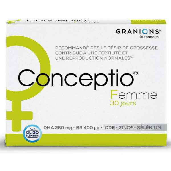 Granions Conceptio Femme fertilité grossesse 30 gélules + 30 capsules