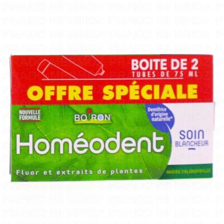 Soin blancheur lot de 2 x 75ml