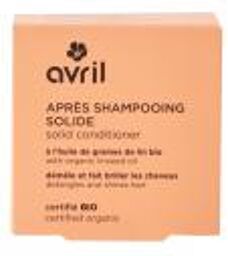 Après-Shampoing Solide à l'Huile de Graines de Lin Bio 74 g - Pain 74 g