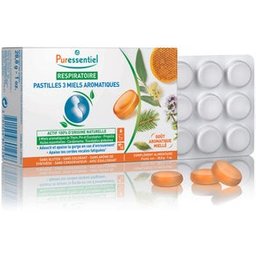 Respiratoire Pastilles 3 Miels Aromatiques 18 Pastilles
