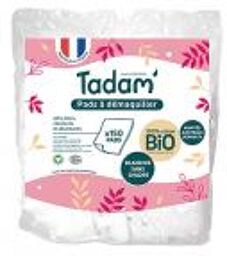 Pads à Démaquiller Ultra Doux de Coton Bio 150 Unités - Paquet