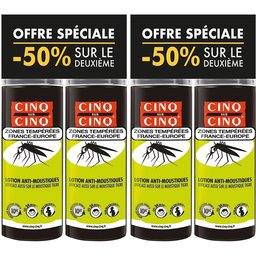 Lot de 2 Spray Zones Temperées Anti-Moustiques 100 ml Cinq sur Cinq