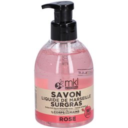 Savon Liquide de Marseille Surgras Rose