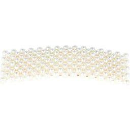 Rectangulaire Or Grenouille avec Perles 2 pcs