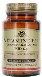Vitamine B12 500 mcg 50 Gélules Végétales - Flacon 50 gélules