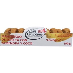Mantecados Espelta Almendra-Coco Vegan Bio 190g
