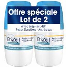 Déodorant Anti-Transpirant 48H Roll-on Lot de 2 x 50 ml - Lot 2 x 50 ml