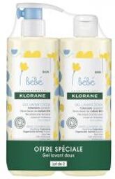 Bébé Gel Lavant Doux au Calendula Apaisant Corps Et Cheveux Peau Normale - Offre Spéciale Duo 2 x 500 ml - Lot 2 x 500 ml