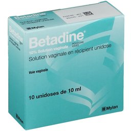 Bétadine - 10% - Infection vaginale - Préparation vulvo-vaginale avant acte médical invasif ou acte chirurgical - Solution vaginale en récipient unidose - Unidoses - Unidoses 10x10ml
