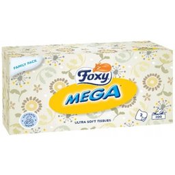 Mega Facial Tissue 200 pièces