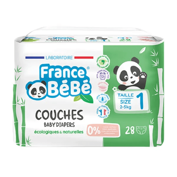 France Bébé Couches écologiques françaises Taille1 - 28 couches