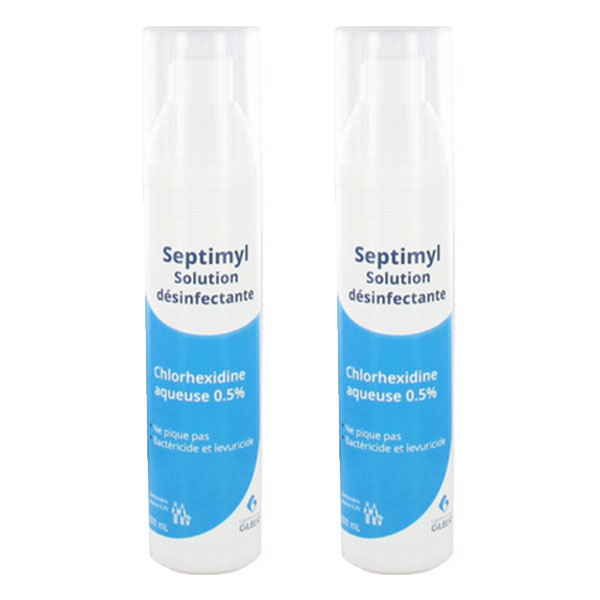 Septimyl Solution Désinfectante 100ml Lot de 2