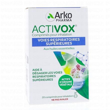 Activox pour inhalation boîte de 20 comprimés