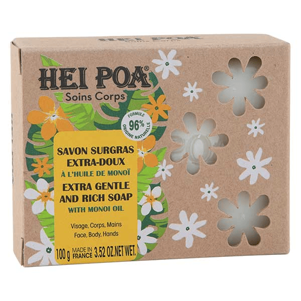 Soins Corps Savon Surgras Extra-Doux Huile de Monoï 100g
