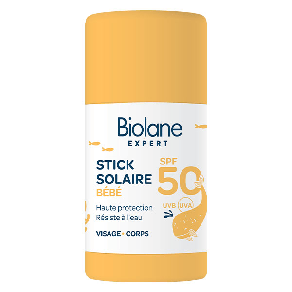 Stick solaire bébé SPF50 UVB UVA 20 ml