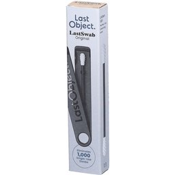 LastObject Coton-tige réutilisable noir avec étui