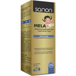 Melakids Melatonina Líquida Niños Naranja 48ml