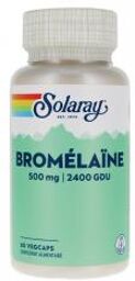 Bromelaïne - 500 mg - Apportant 2400 Gdu - 60 Caps Vég - Boîte 60 capsules