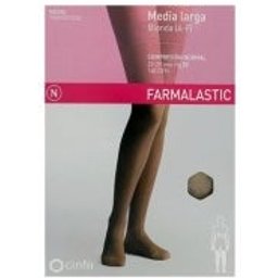 long stocking (A-F) lace up normal compression anthracite couleur T-5 1 pc