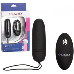 Oeuf Vibrateur Silicone avec Commande Noir 1ut