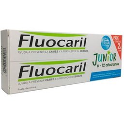 Junior 6-12 Años Gel Bubble 2x75ml Fluocaril,
