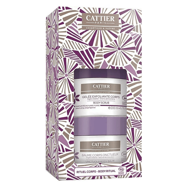 Argile Violette Baume et Gelée Exfoliante Corps Bio 200ml