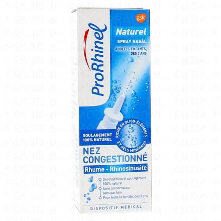 Spray nasal naturel nez congestionné 20ml