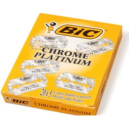 Lames de rasoir Double Blade Chrome Platinum 100 pièces