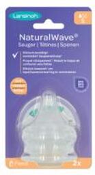 Tétine Natural Wave Débit Lent 2Pc - Blister 2 tétines