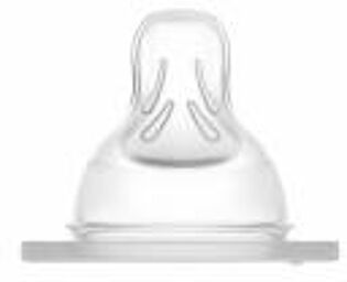 Tétine Débit 2 Moyen - Silicone - Blister 2 tétines