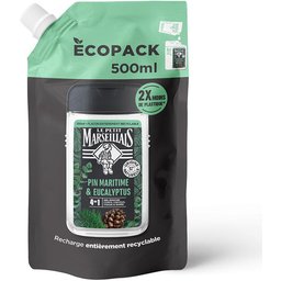 Le Petit Marseillais Recharge Gel Douche Homme Pin Maritime & Eucalyptus