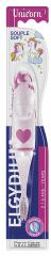 Unicorn Kids Brosse à Dents Souple 2/6 Ans - Blister 1 brosse à dent + 1 protège tête