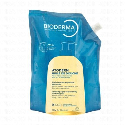 Atoderm - Huile de douche eco recharge 1l