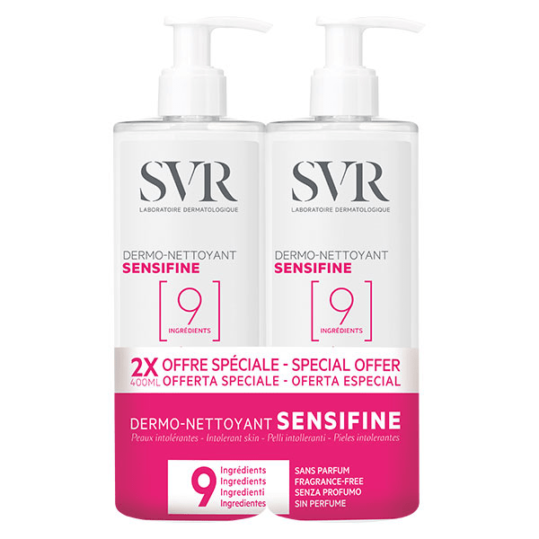Sensifine Duo Dermo Nettoyant Démaquillant Apaisant - 400ml