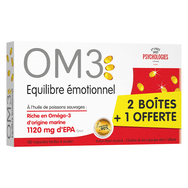 Classique Equilibre Emotionnel PROMO Lot de 3 Boites 180 capsules