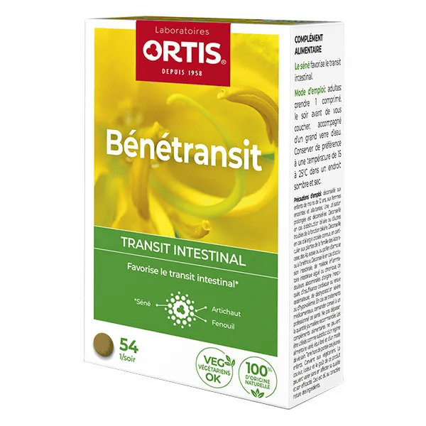 Transit Intestinal Benetransit 54 comprimés
