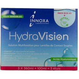 Hydra Vision Solution Lentilles 3x360ml + 100ml