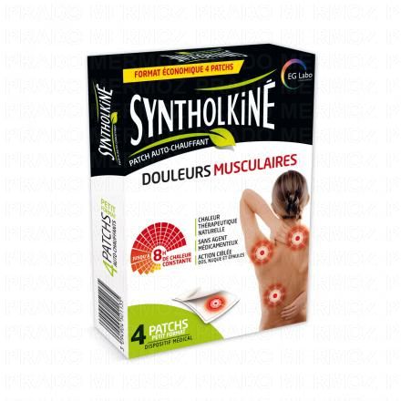 Syntholkiné patch chauffant petit format x4