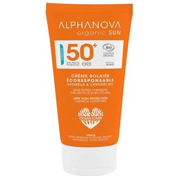 Crème Solaire Certifiée BIO Très Haute Protection SPF 50+