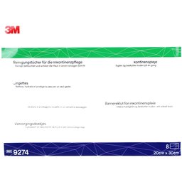 3M™ Cavilon™ Lingettes de Soins d'Incontinence 20 x 30 cm