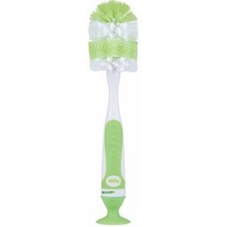 Brosse Biberons Et Tétines Base Ventouse Verte