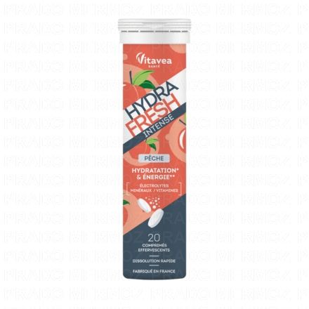 Hydrafresh Intense Parfum Pêche x20 comprimés