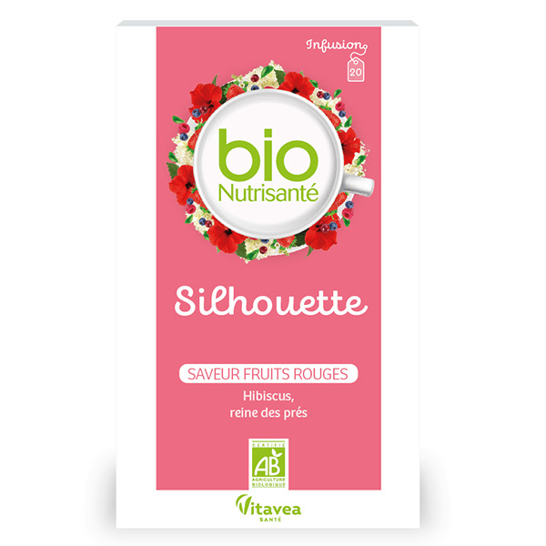 BioNutrisanté - Infusion Silhouette - Saveur Fruits Rouges - 20 sachets
