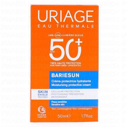 Bariesun - Crème protectrice hydrante SPF50+ non parfumée 50ml