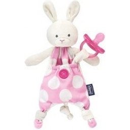 Garde Sucette Pocket Lapin Rose