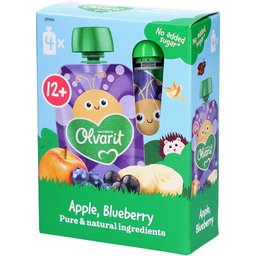 | Gourde Fruits | Bébé Dès 12 Mois | Pomme Banane Cassis Myrtille