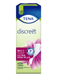 Discreet Ultra Mini Plus - 12 paquets de 24 protections