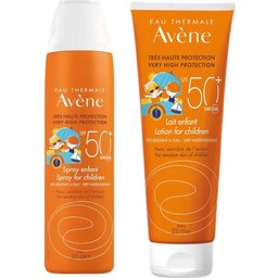 Pack Solaire Spray Enfant SPF50+ 200ml + Lait Enfant SPF50+ 250ml