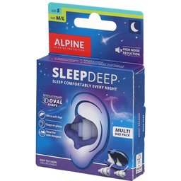 SleepDeep Bouchons d’Oreilles Pack Multi-Taille