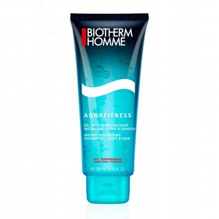 BIOTHERM HOMME Aquafitness gel douche revitalisant corps et cheveux tube 200ml